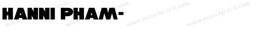 Hanni pham字体转换